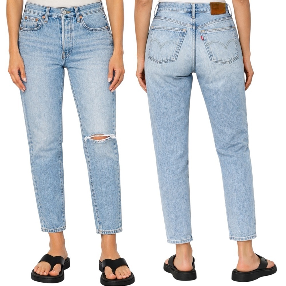 Levi’s 501 Skinny High Rise Jeans W24 L28 Cropped Length